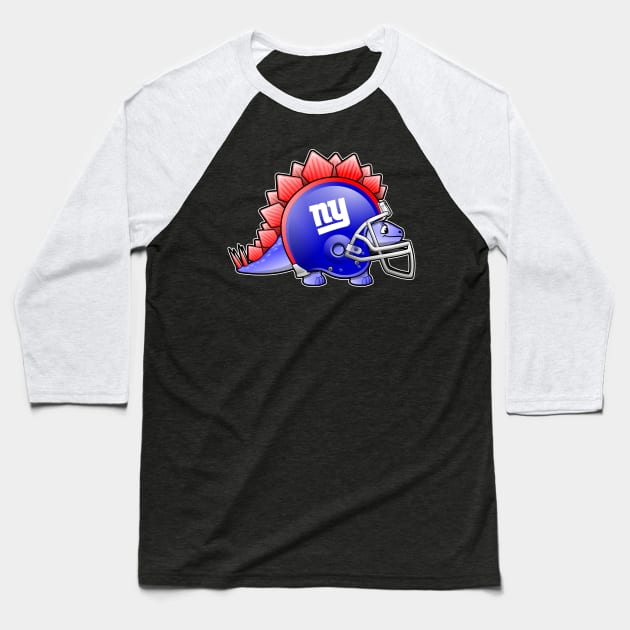 Football Stego Baseball T-Shirt by ElectricGecko